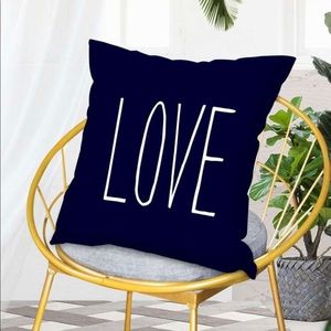 Shein LOVE Pillow Cover New in Bag